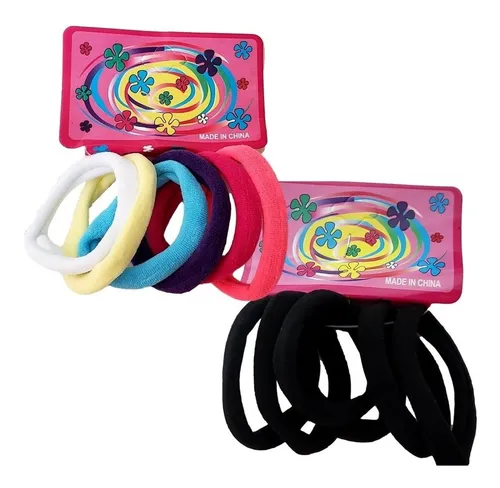 Elásticos de Cabelo Kit 06