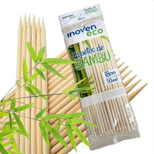 Espetos de Bambu