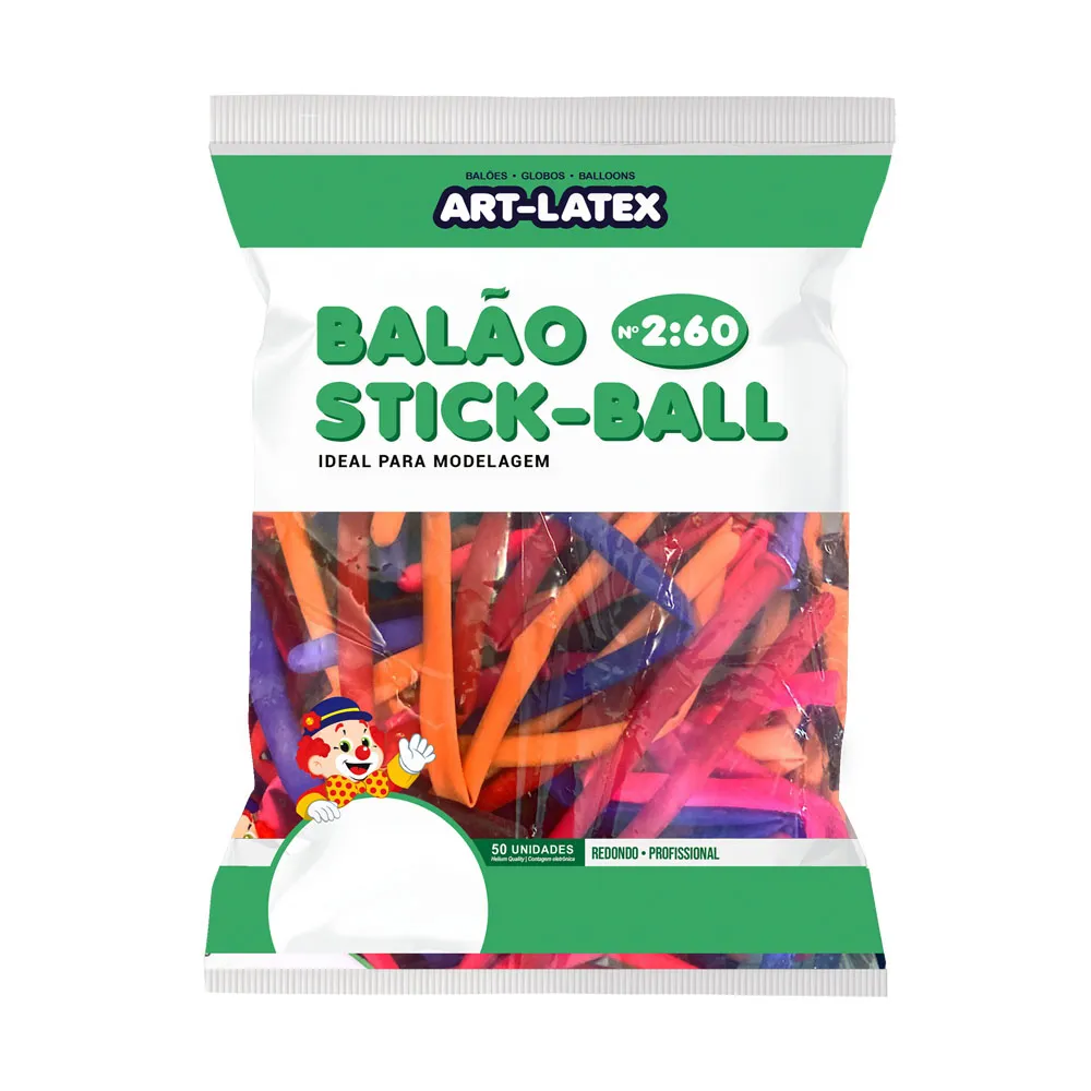Balão Stick-Ball nº 2:60 - SORTIDO