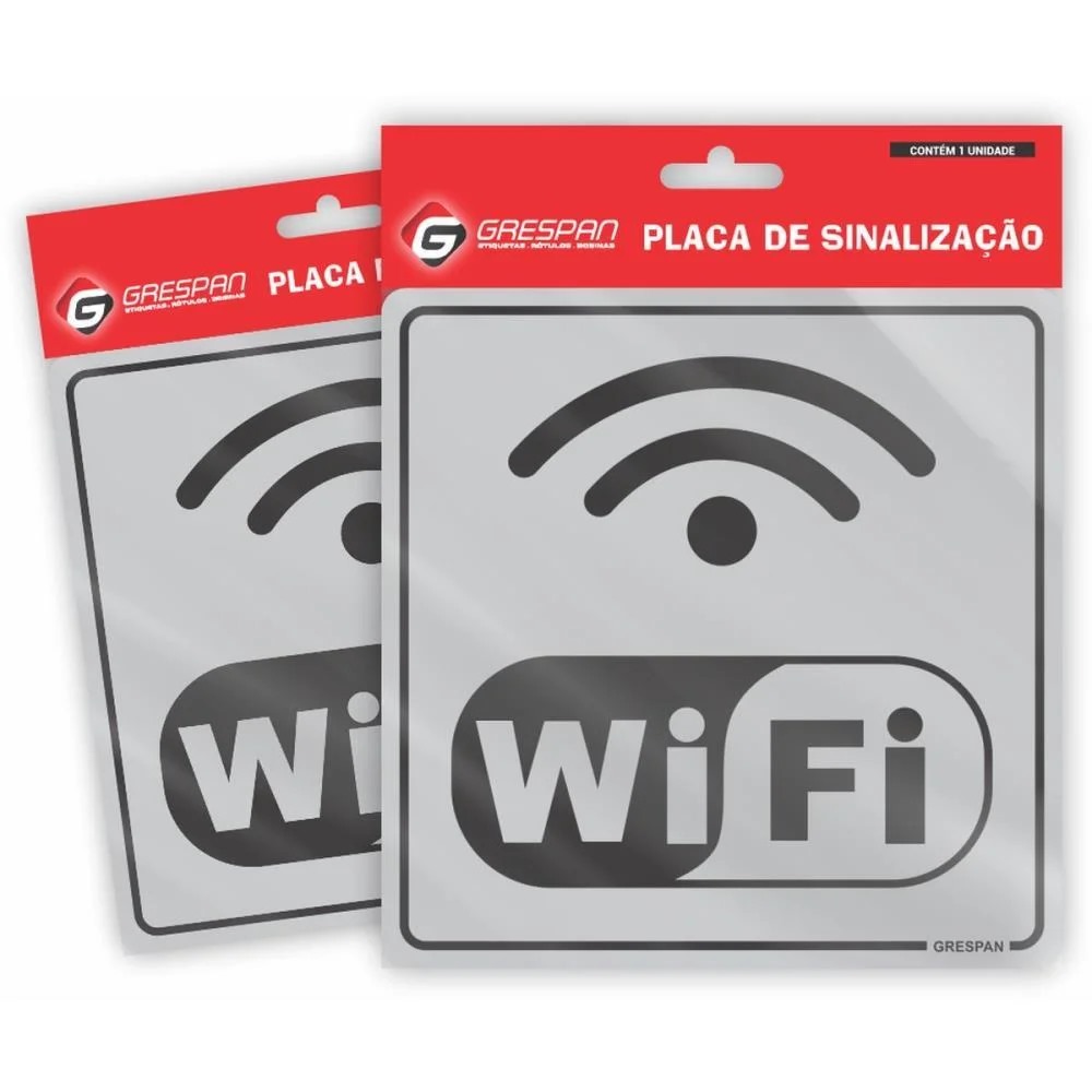 Placa de Sinalização WiFi