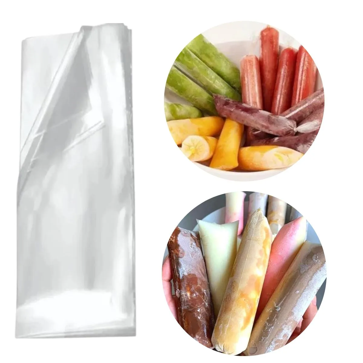 SACO GELADINHO COM 100 UNIDADES