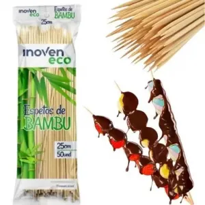 Espetos de Bambu