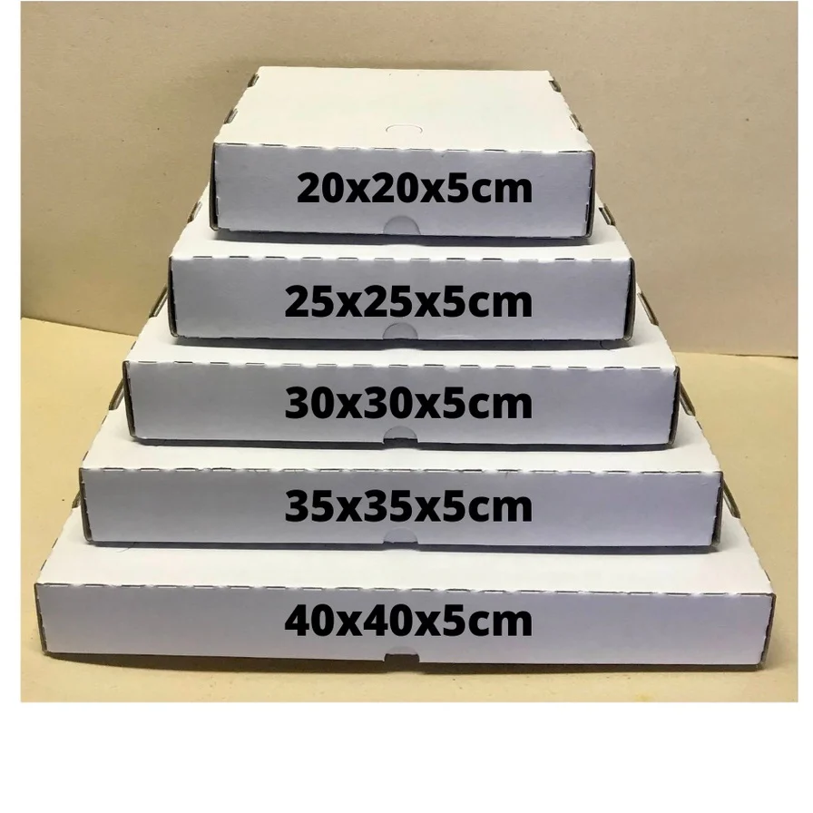 Caixas de salgados e doces