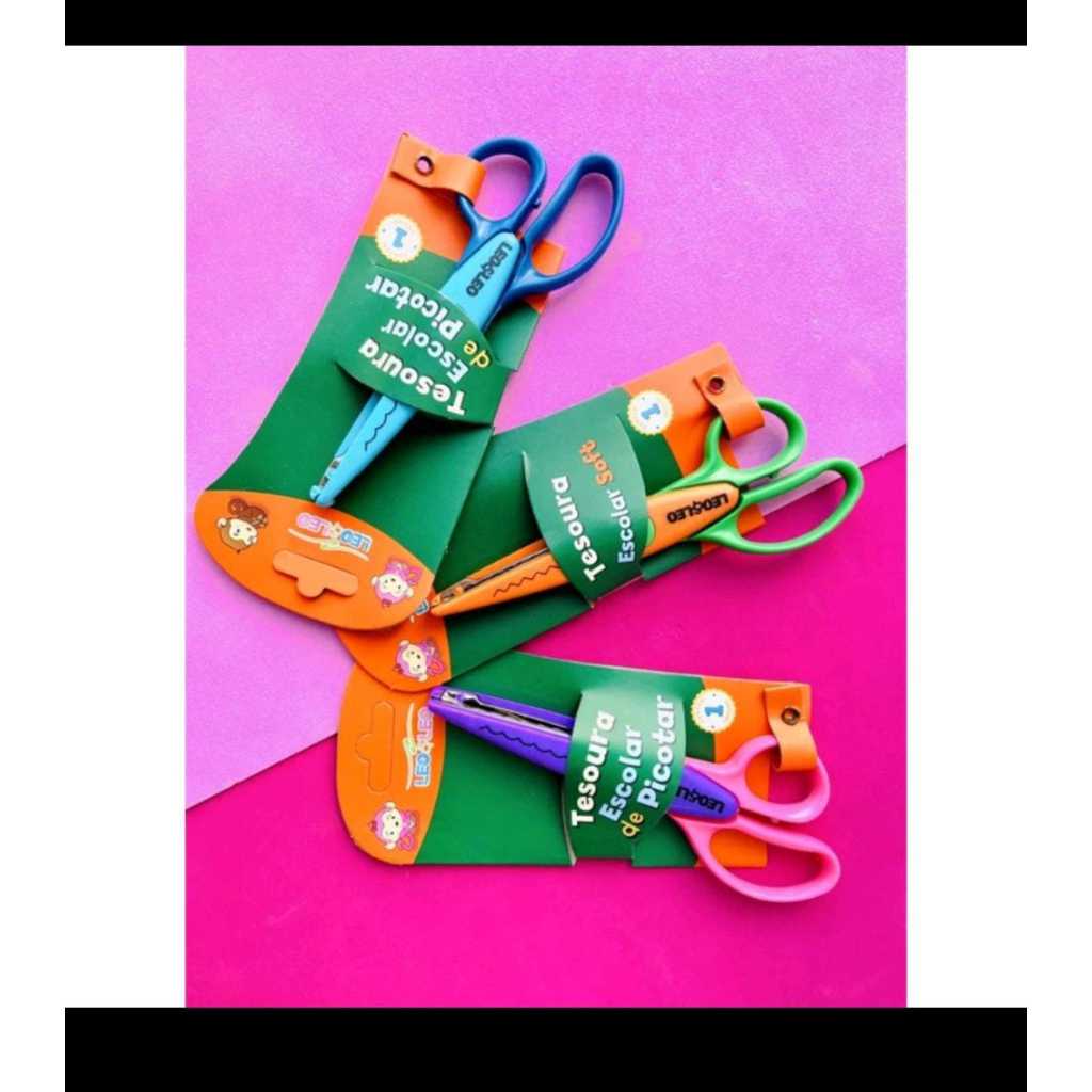 Tesoura Escolar de Picotar