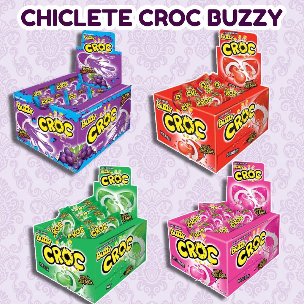 Chiclete Croc Buzzy caixa