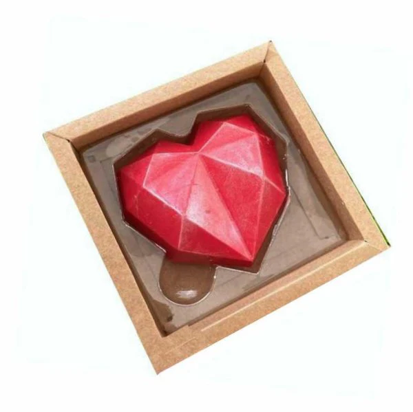 CAIXA CORAÇÃO DIAMANTE COM CAVIDADES
