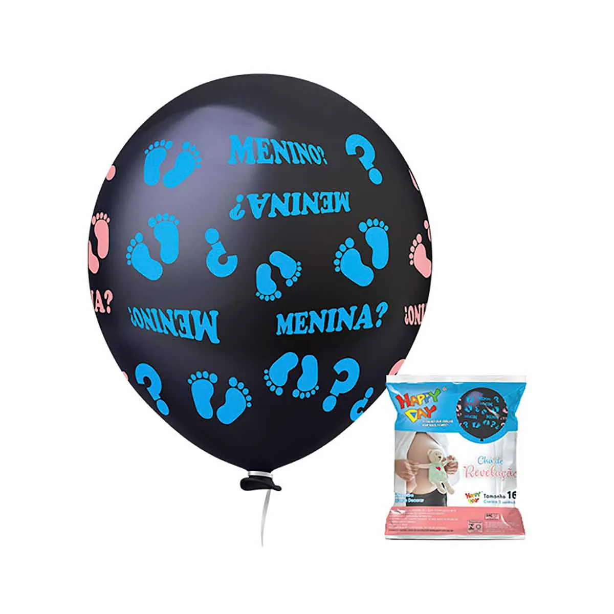 Balão Revelação Menino ou Menina