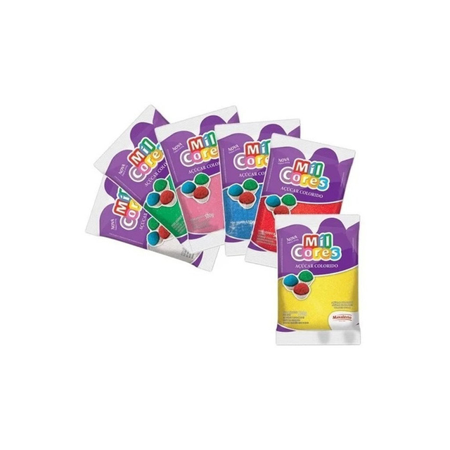 Açúcar Colorido 80G