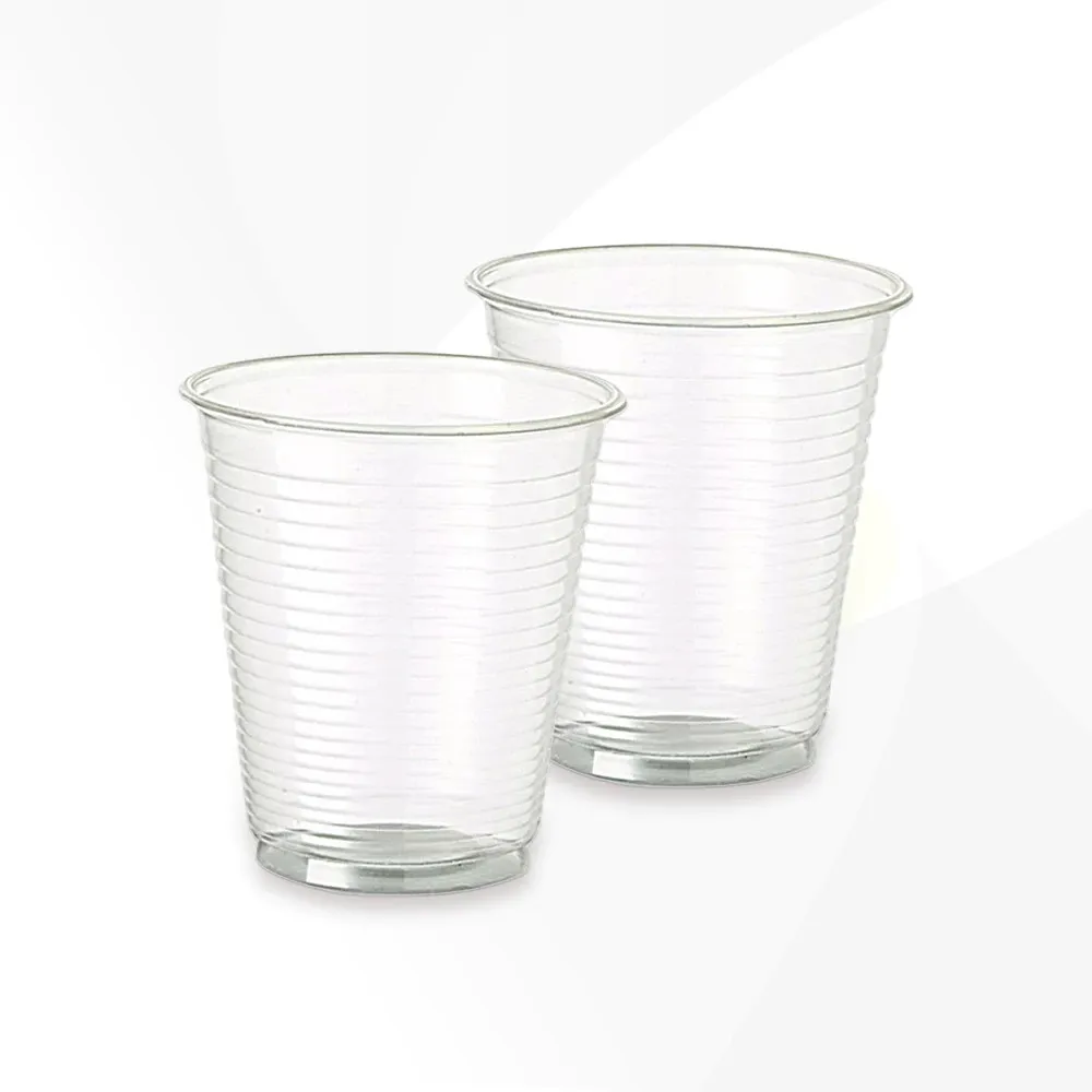 Copos descartáveis de plástico 200ML C/100