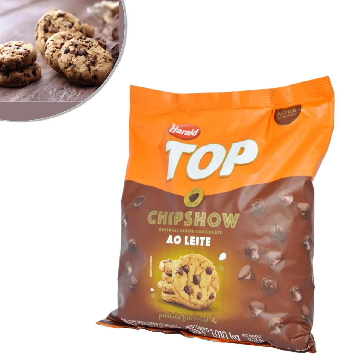 CHOCOLATE GOTAS CHIPSHOW AO LEITE