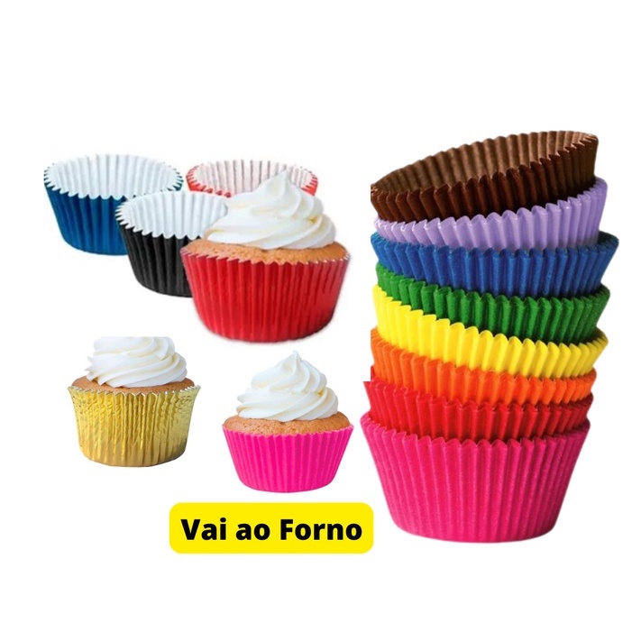 Forminhas para Cupcake com 45unid