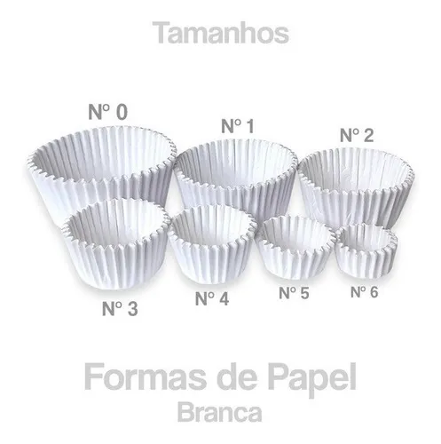 Formas de papel para doces