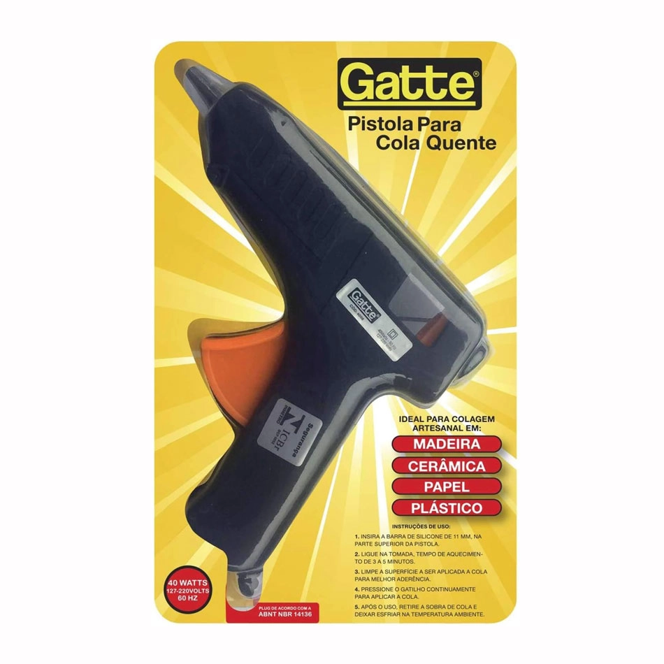 Pistola de cola quente