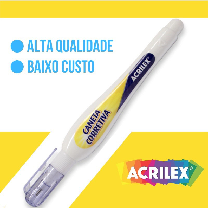 Caneta Corretiva Acrilex