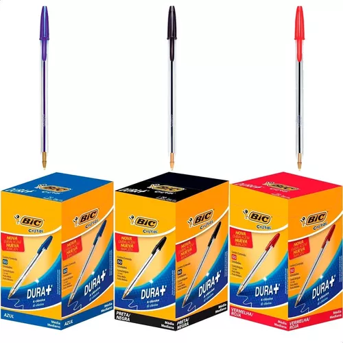 Caneta esferográfica BIC Cristal Dura+