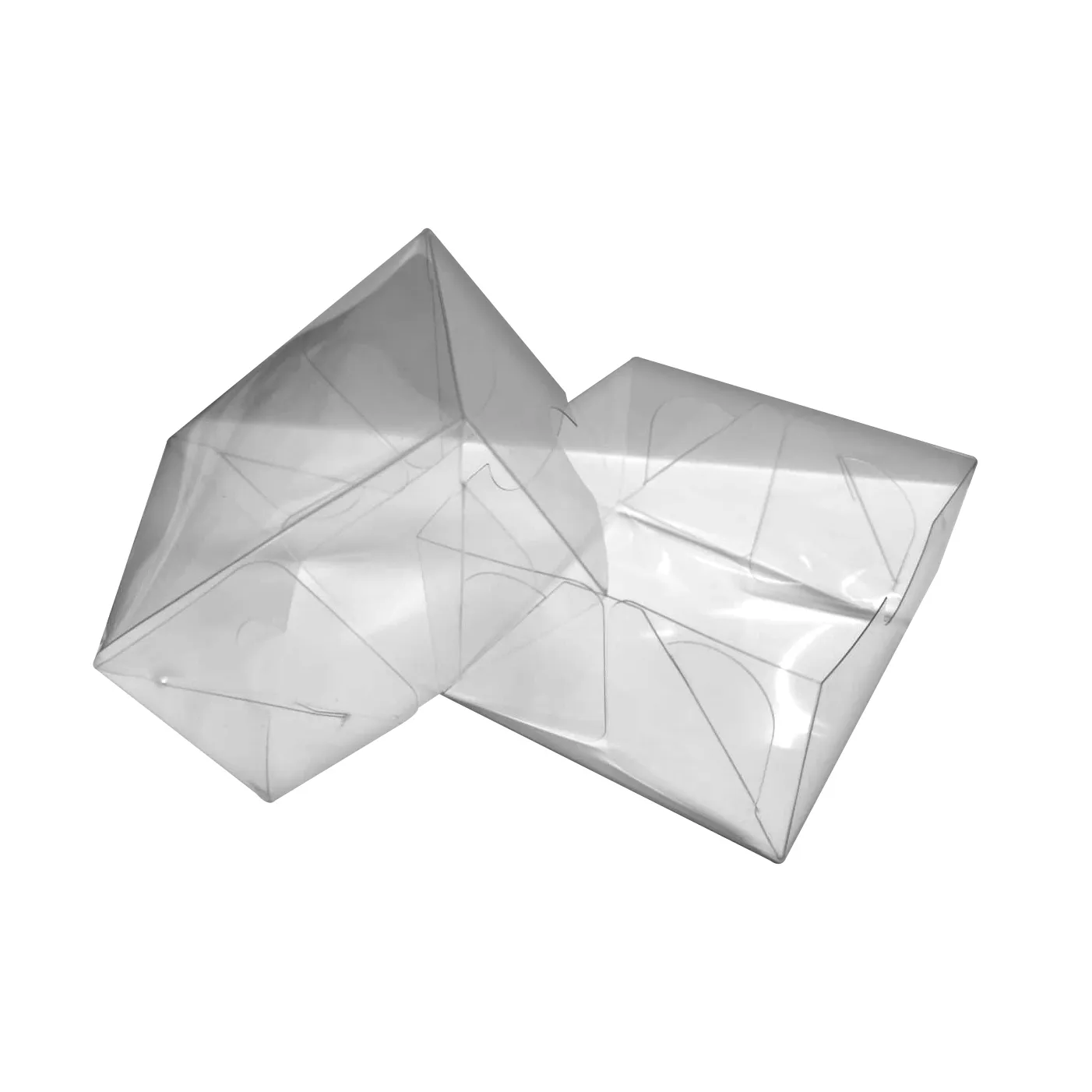 Caixa de acetato transparente