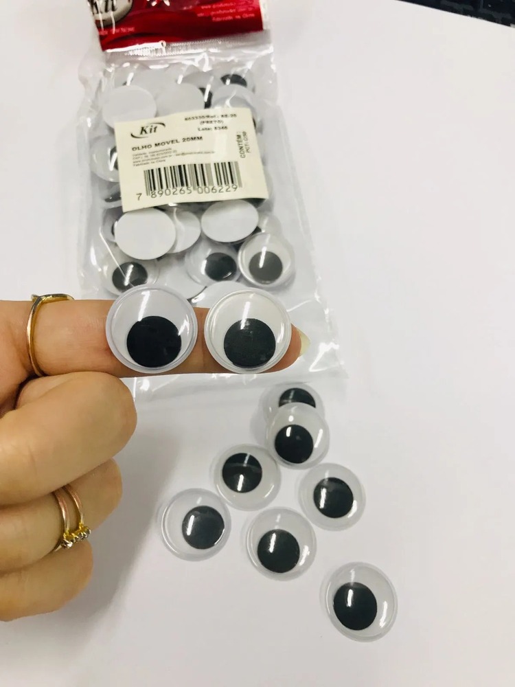 Olhos móveis para artesanato