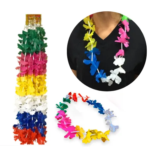 Colar havaiano de flores