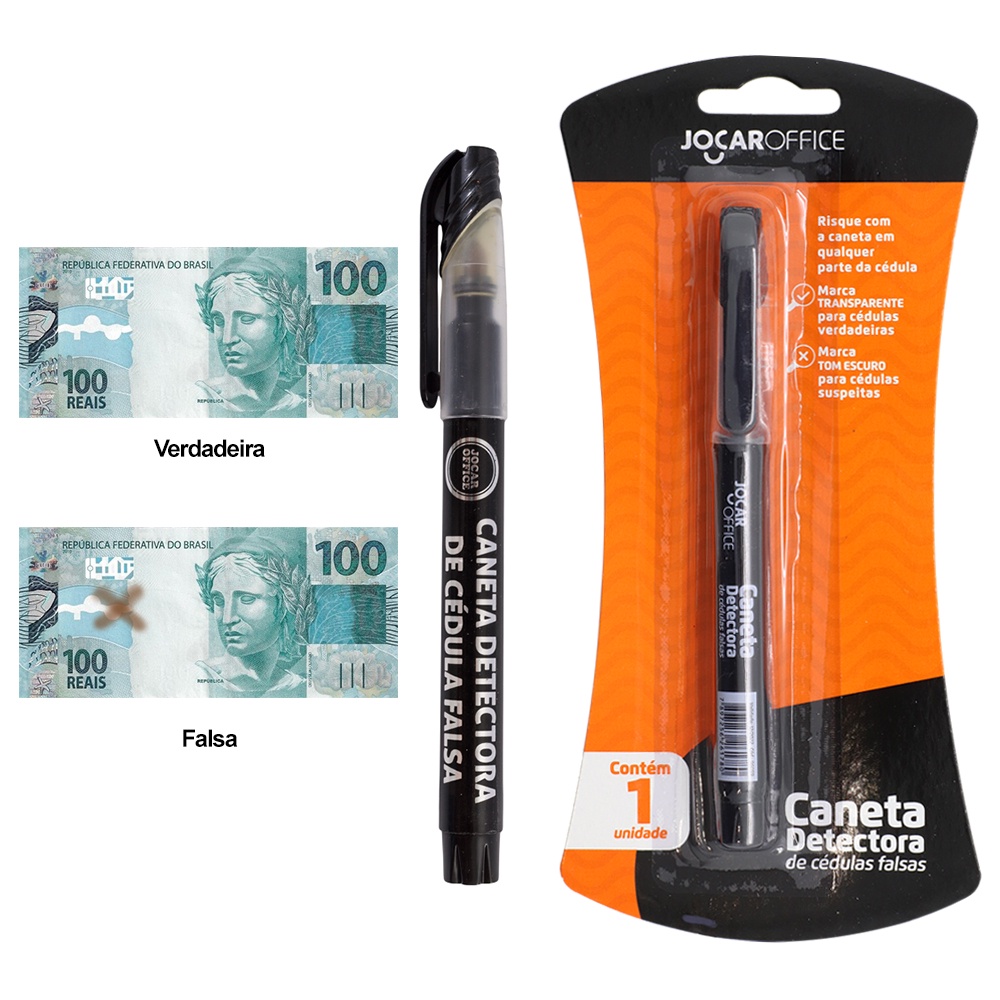 Caneta Detectora de Cédulas Falsas