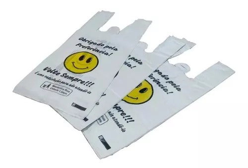 Sacolas plásticas de mercado