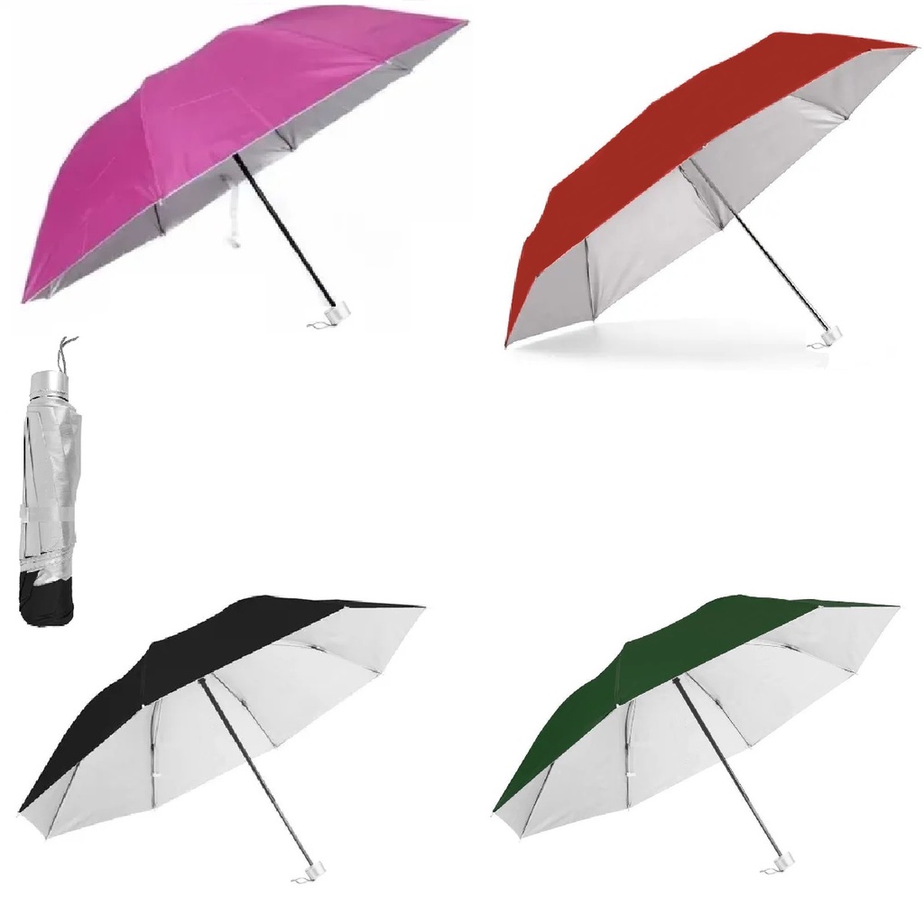Guarda-chuva prata dobrável colorido