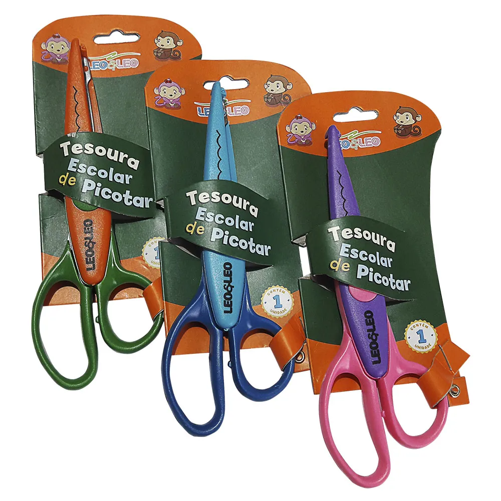 Tesoura Escolar de Picotar