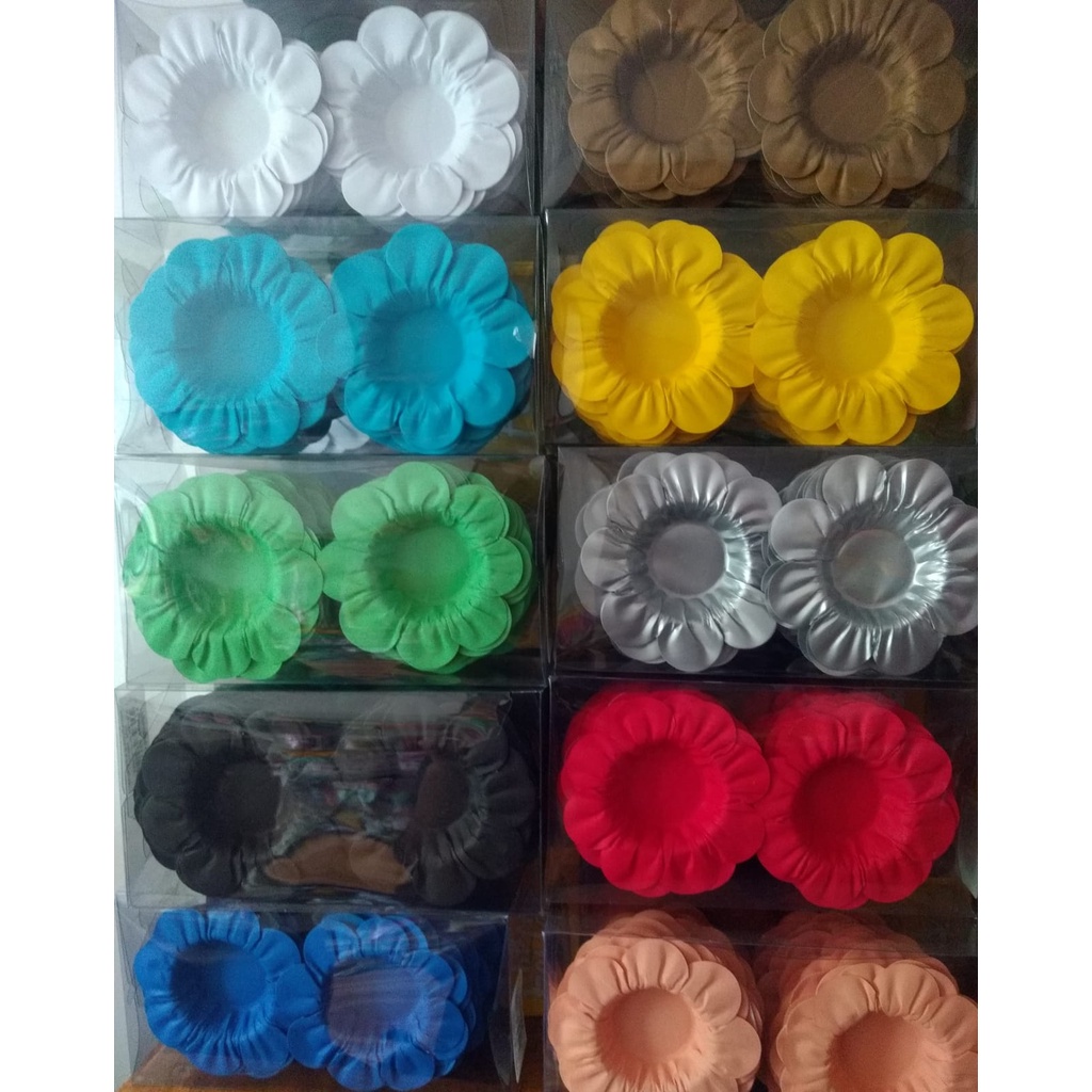 Forminhas para doces em formato de flor 8 Petalas com 40unid