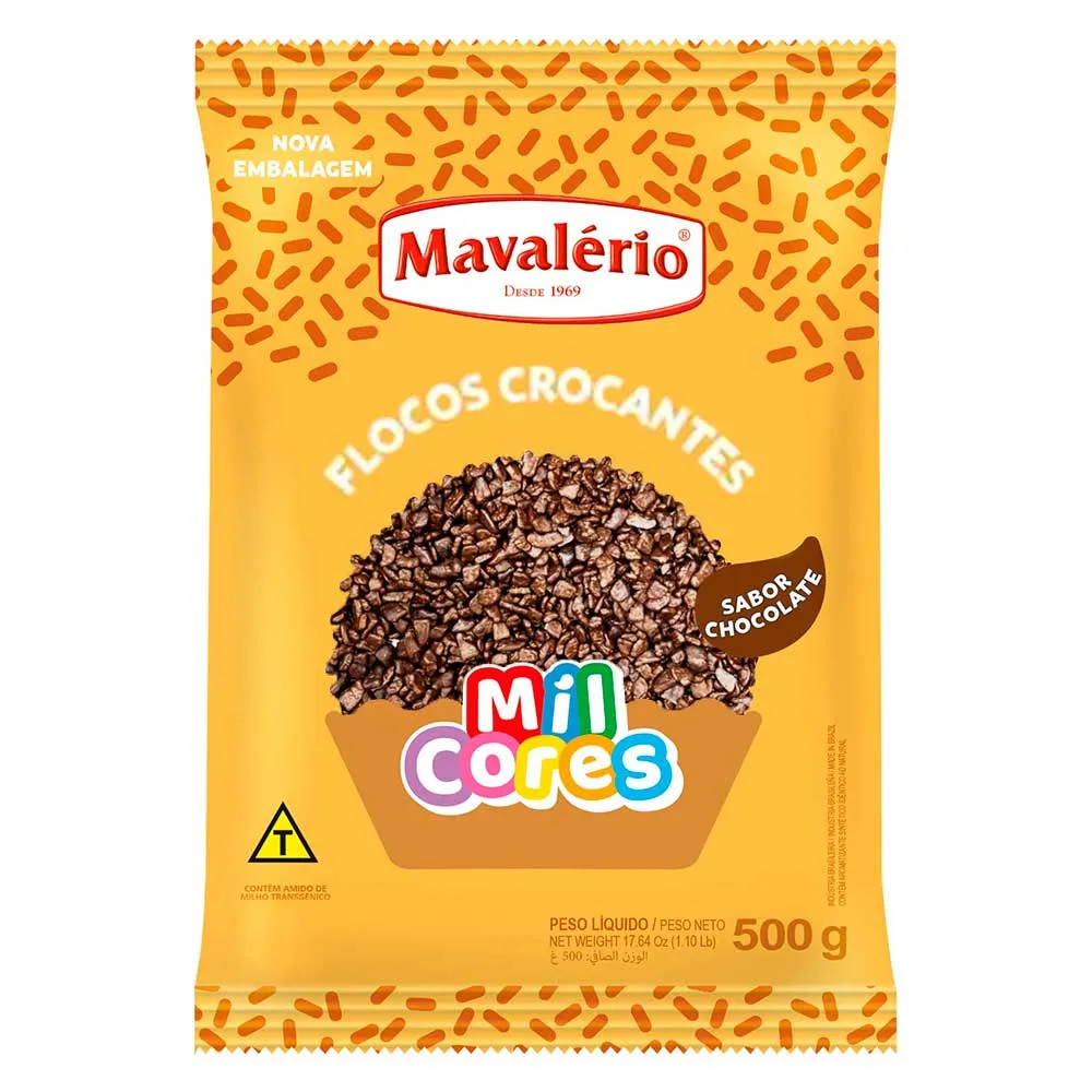 Granulado Flocos Crocantes Mil Cores Mavalério 