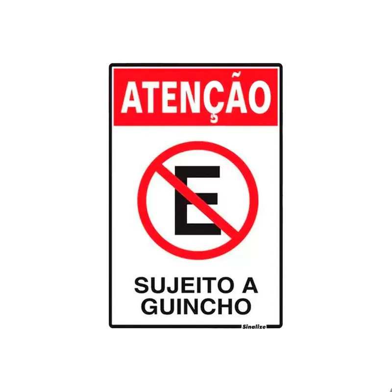 Placa de Atenção - Garagem