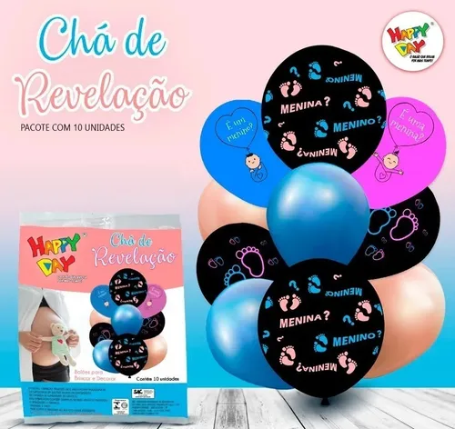 Balões Chá de Revelação