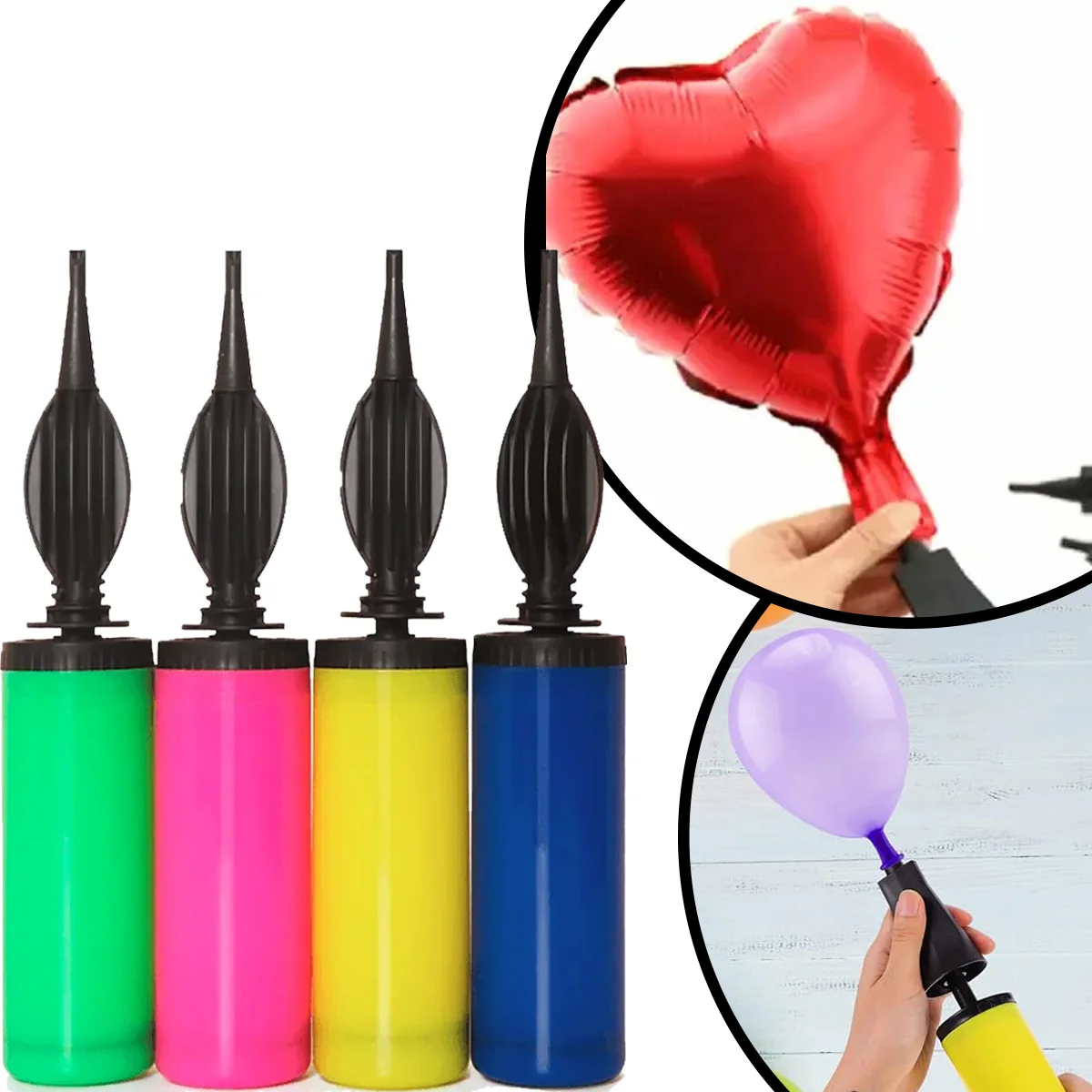 Bomba manual de encher balões