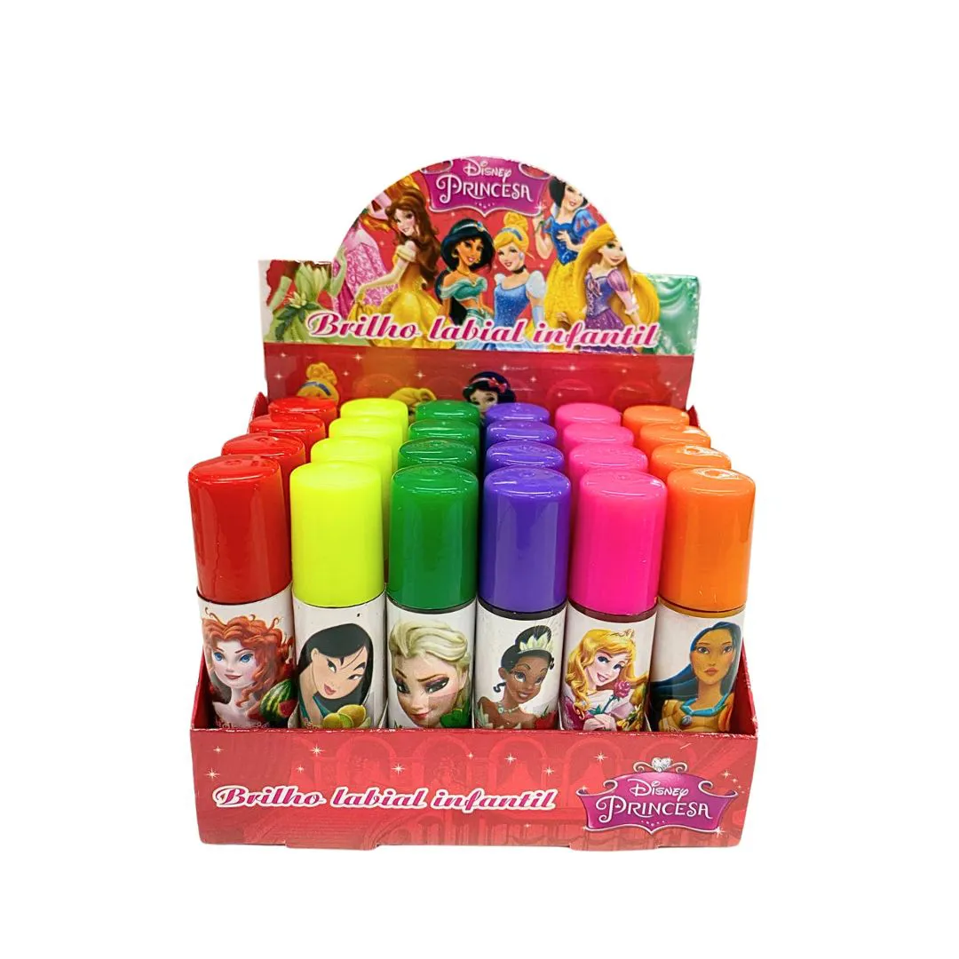 Brilho Labial Infantil Princesas Disney