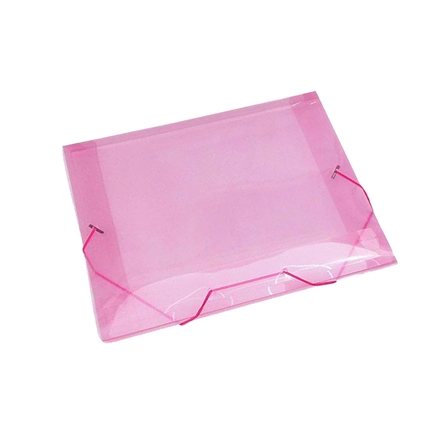 Pasta plástica com elástico formato ofício