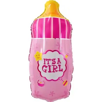 Balão de mamadeira 'It's a Girl'