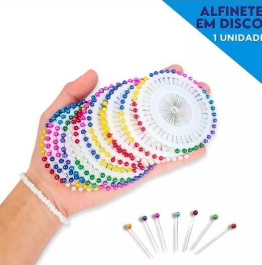 Alfinetes Coloridos em Disco