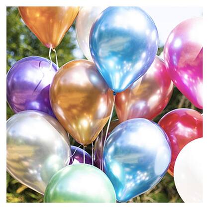 BALÃO 9 ALUMINIO C/25