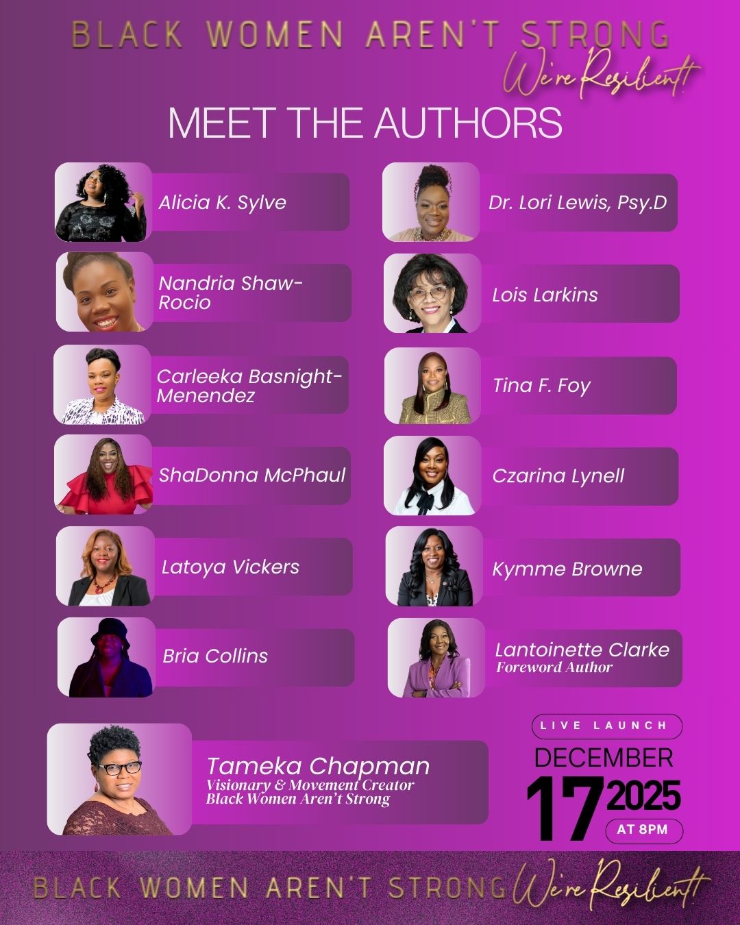 Black Women Aren't Strong: We're Resilient!