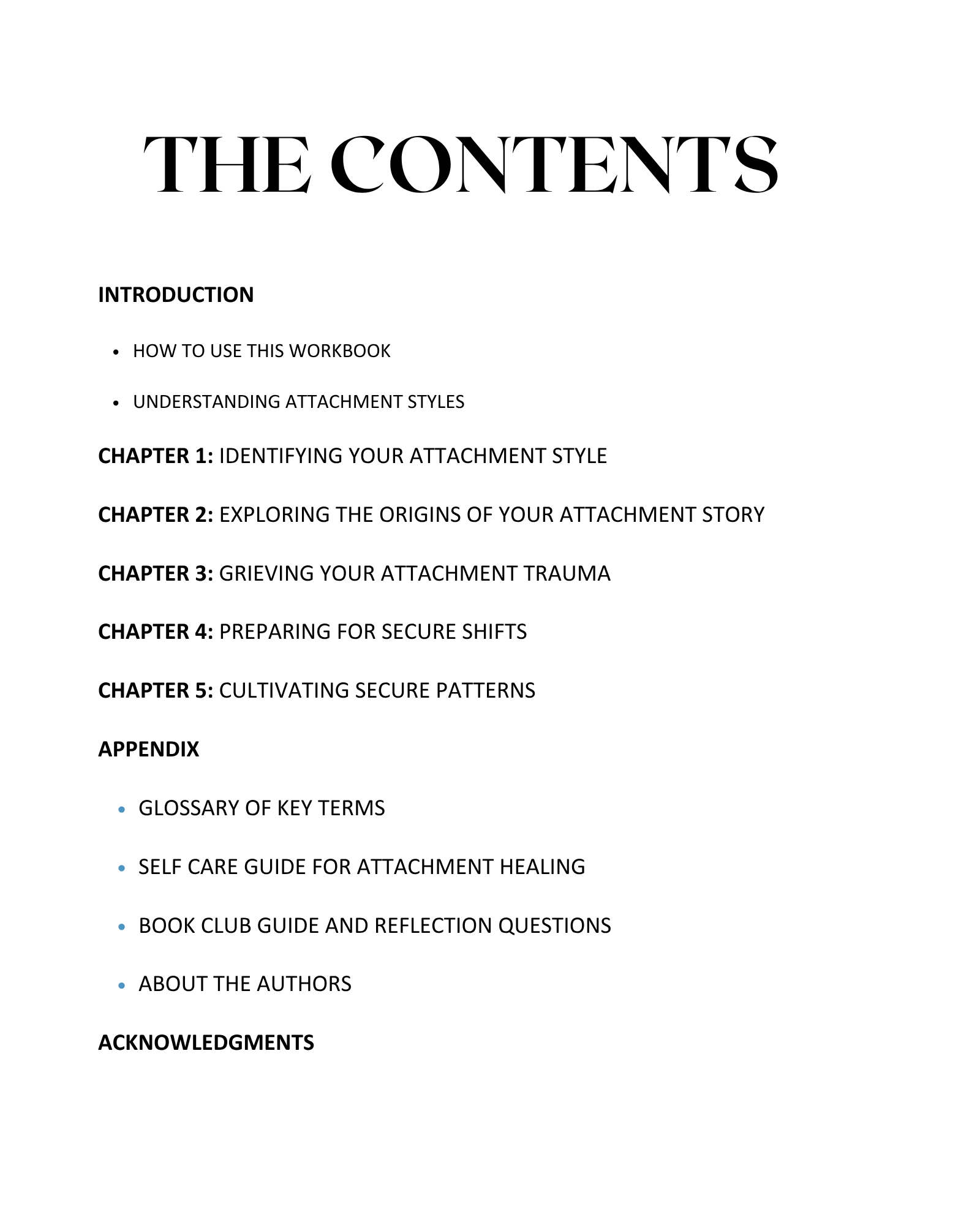 Attachment Style Makeover Print + Digital Bundle