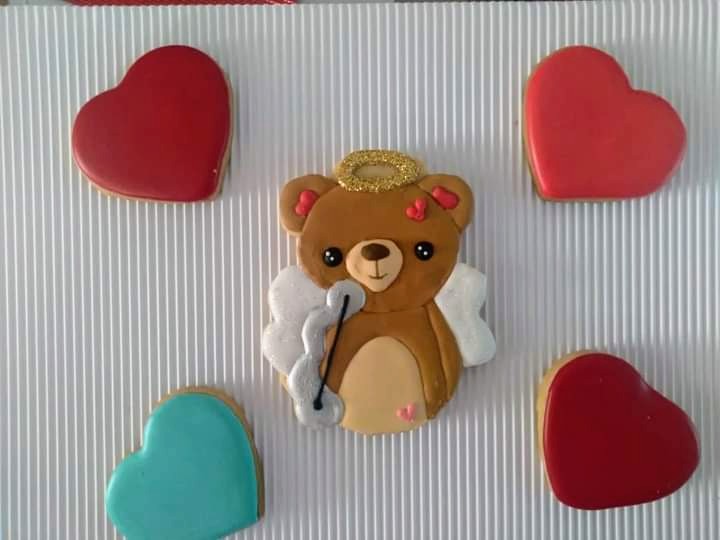 Decorative Heart-Shaped Cookies