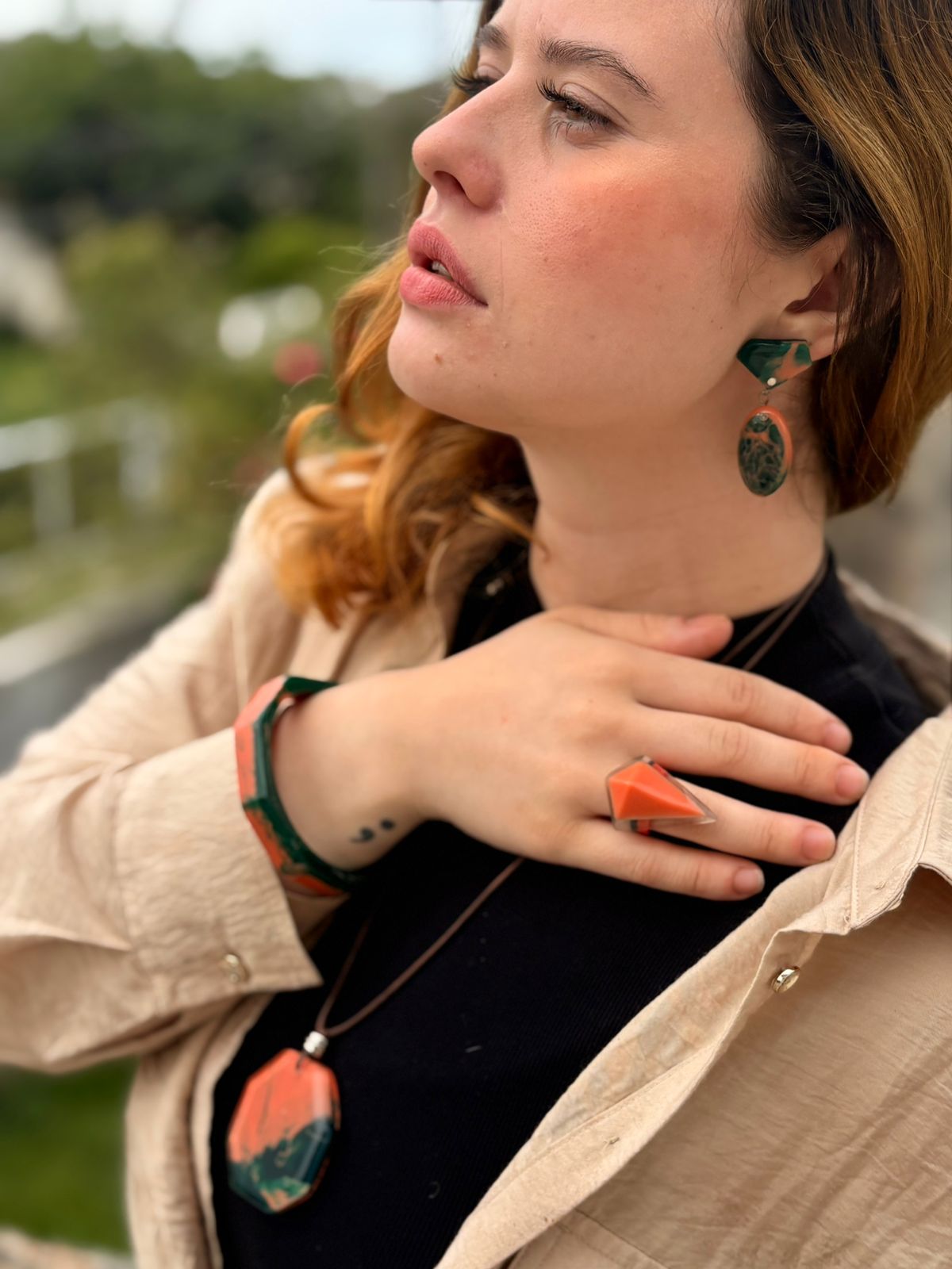 Conjunto Origem - COLAR + BRINCO