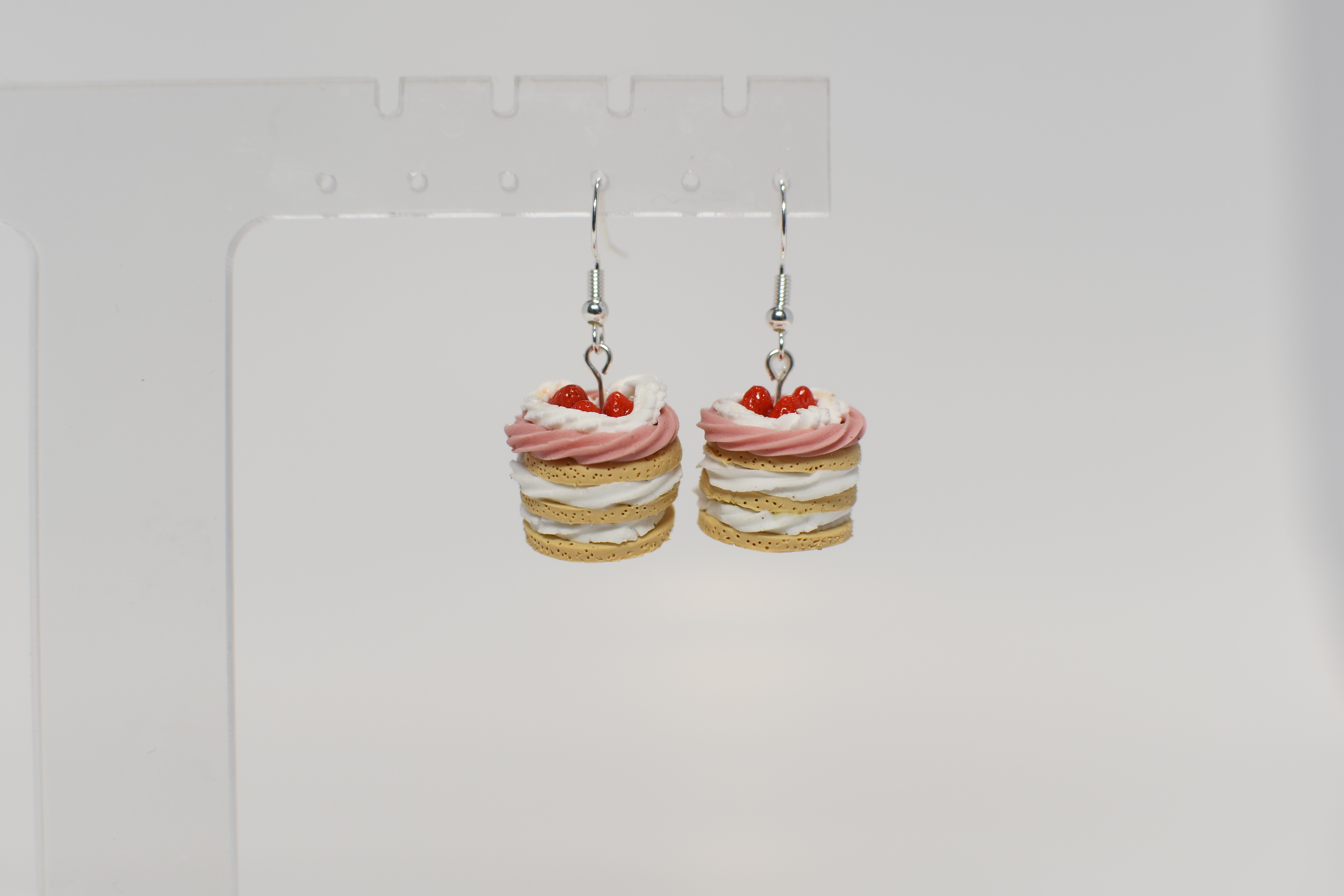 Strawberry shortcake earrings