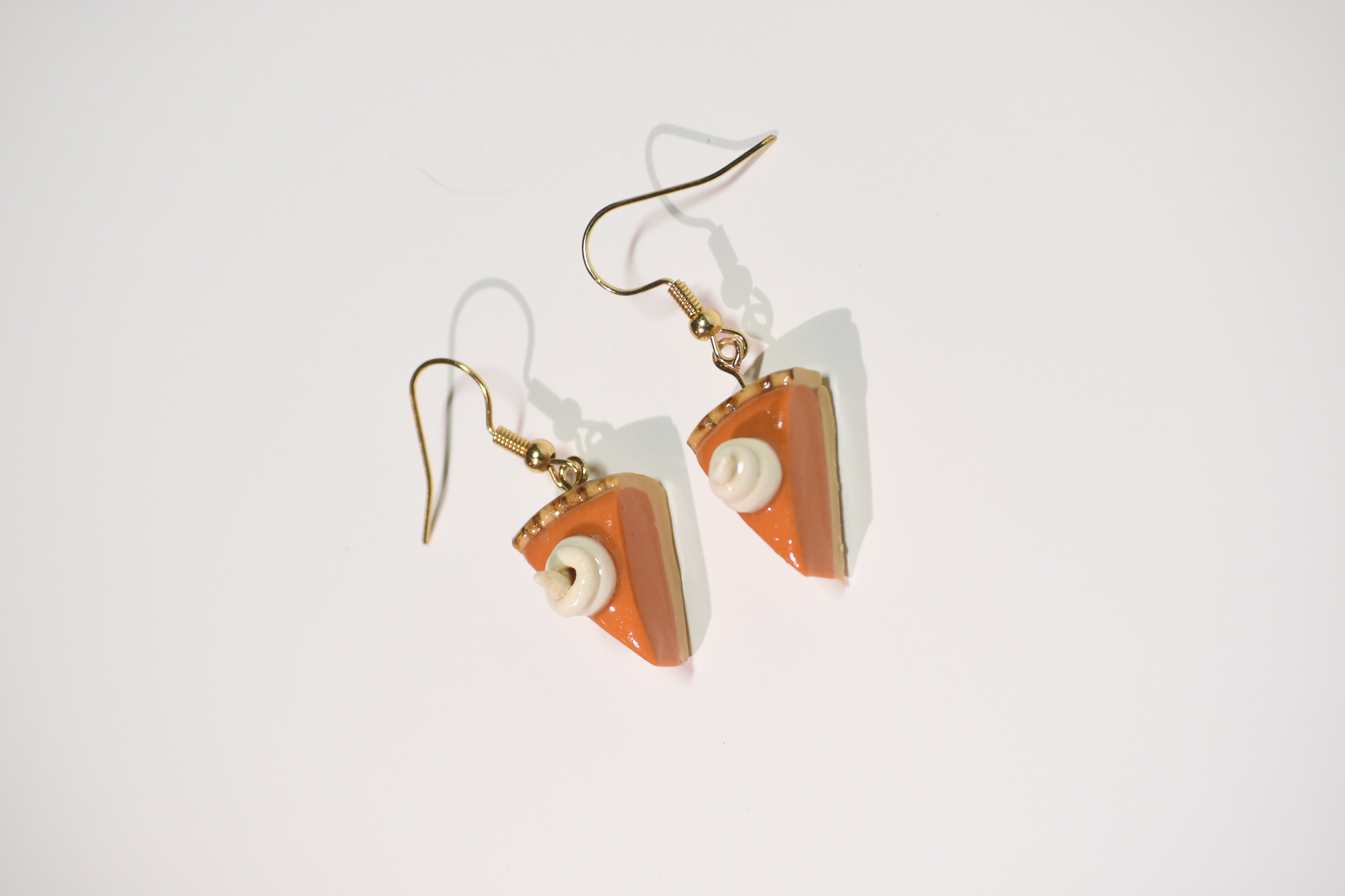 Pumpkin pie earrings