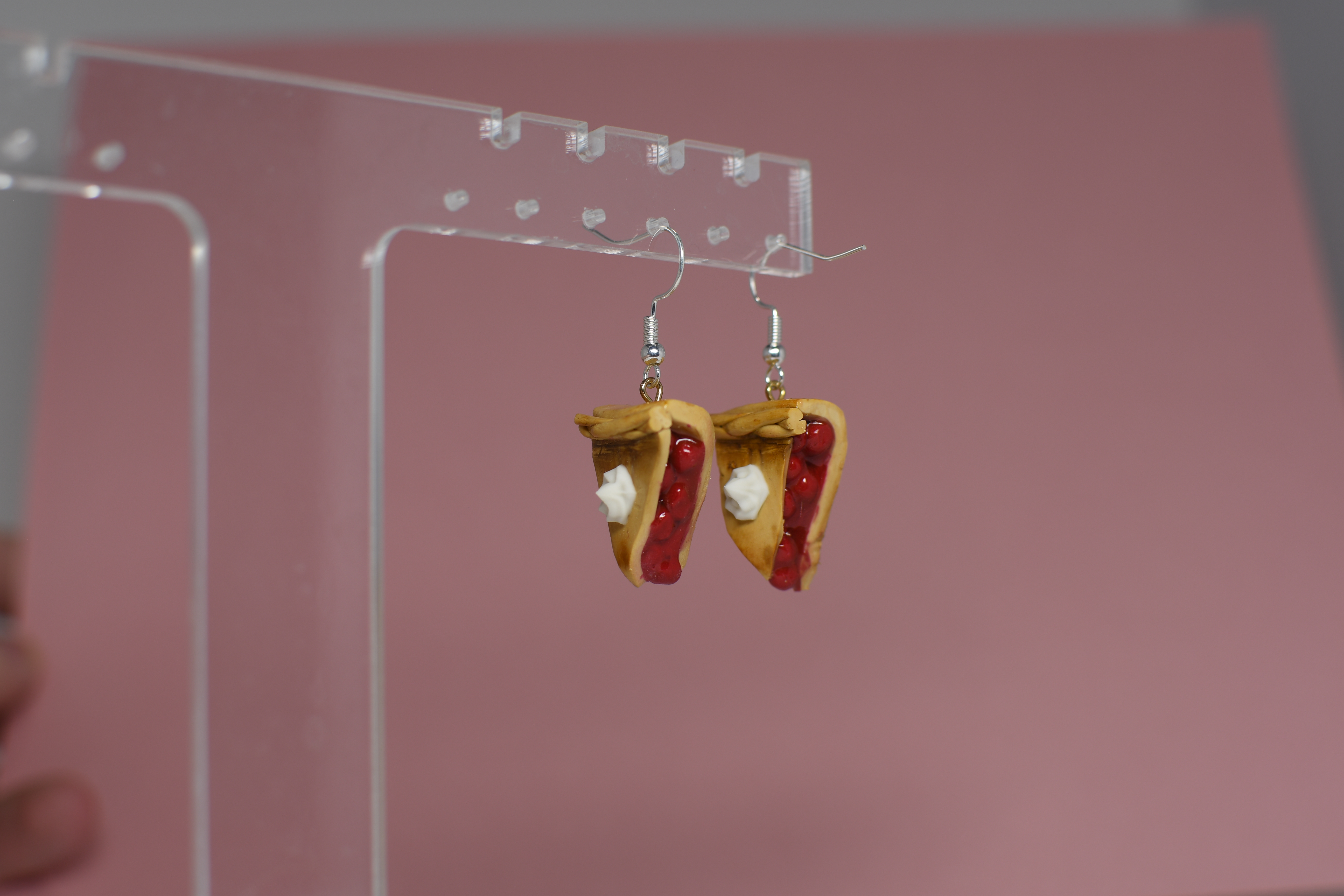 Cherry Pie Slice Earrings