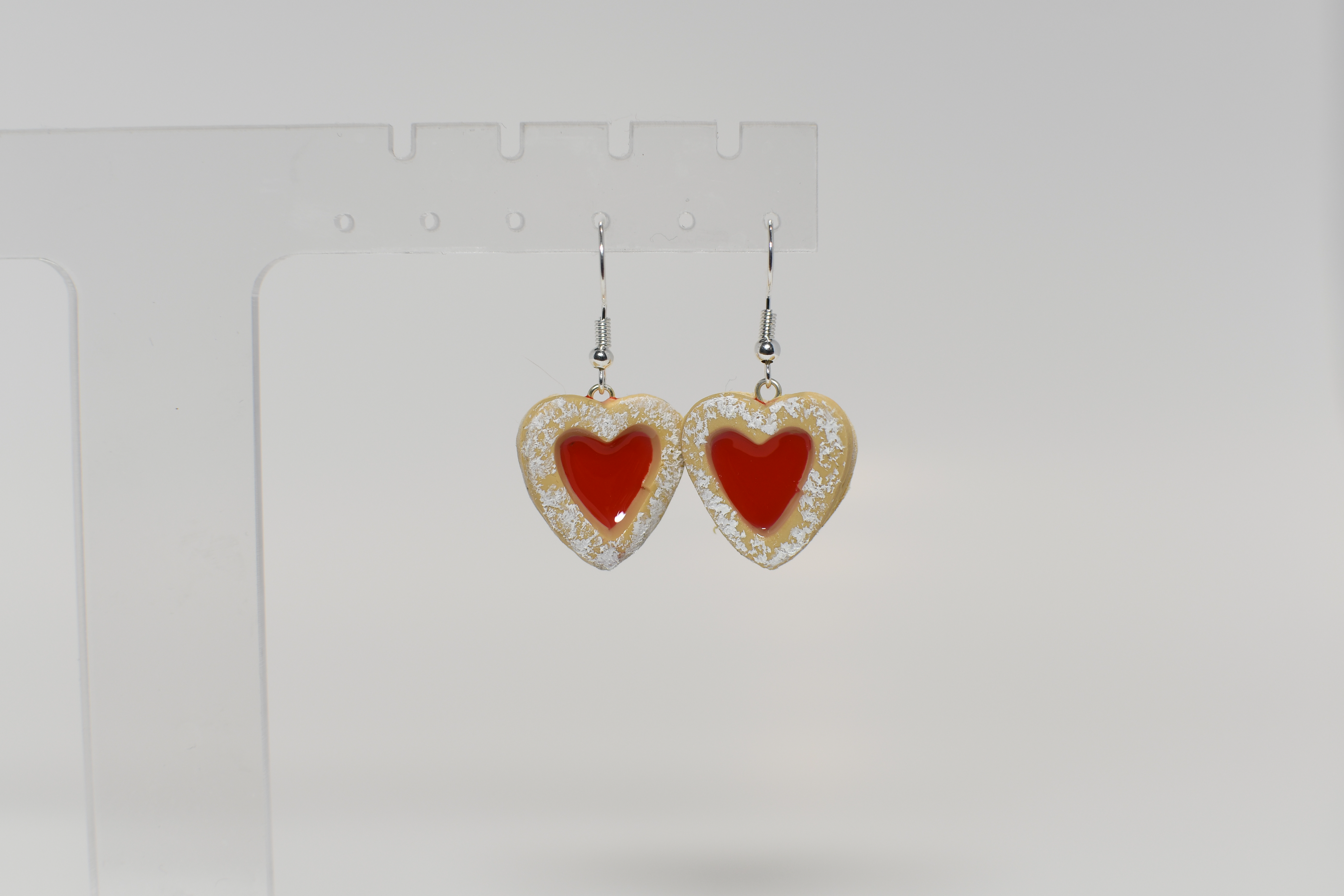 Jammie dodger cookie earrings