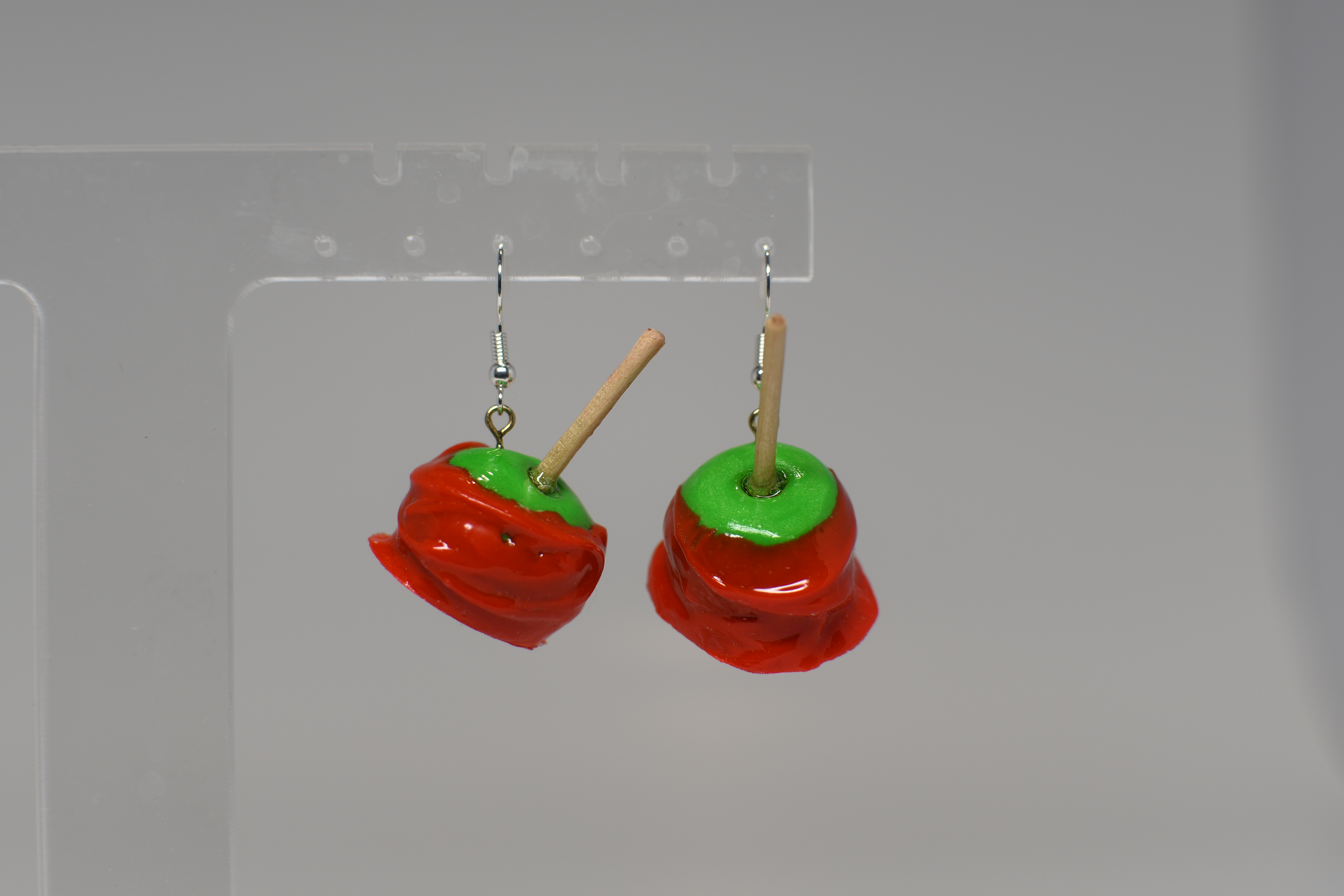 Candy Apple Earrings
