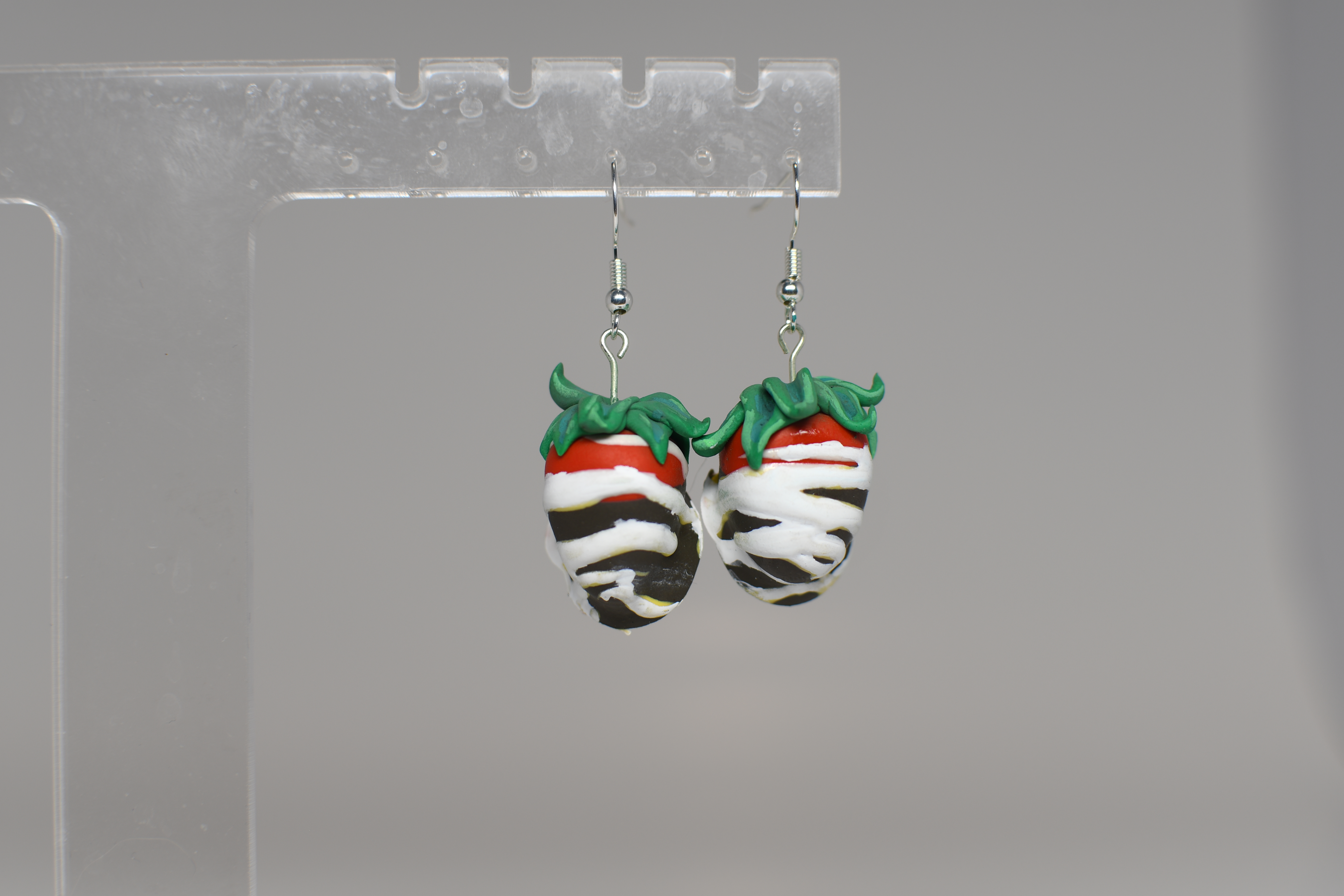 Chocolate Strawberry Earrings