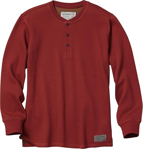 Men's long sleeve henley shirt