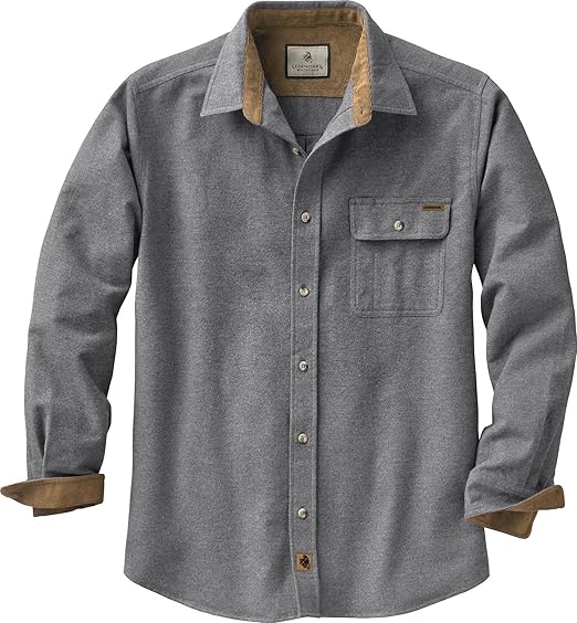 Men's Grey Flannel Shirt