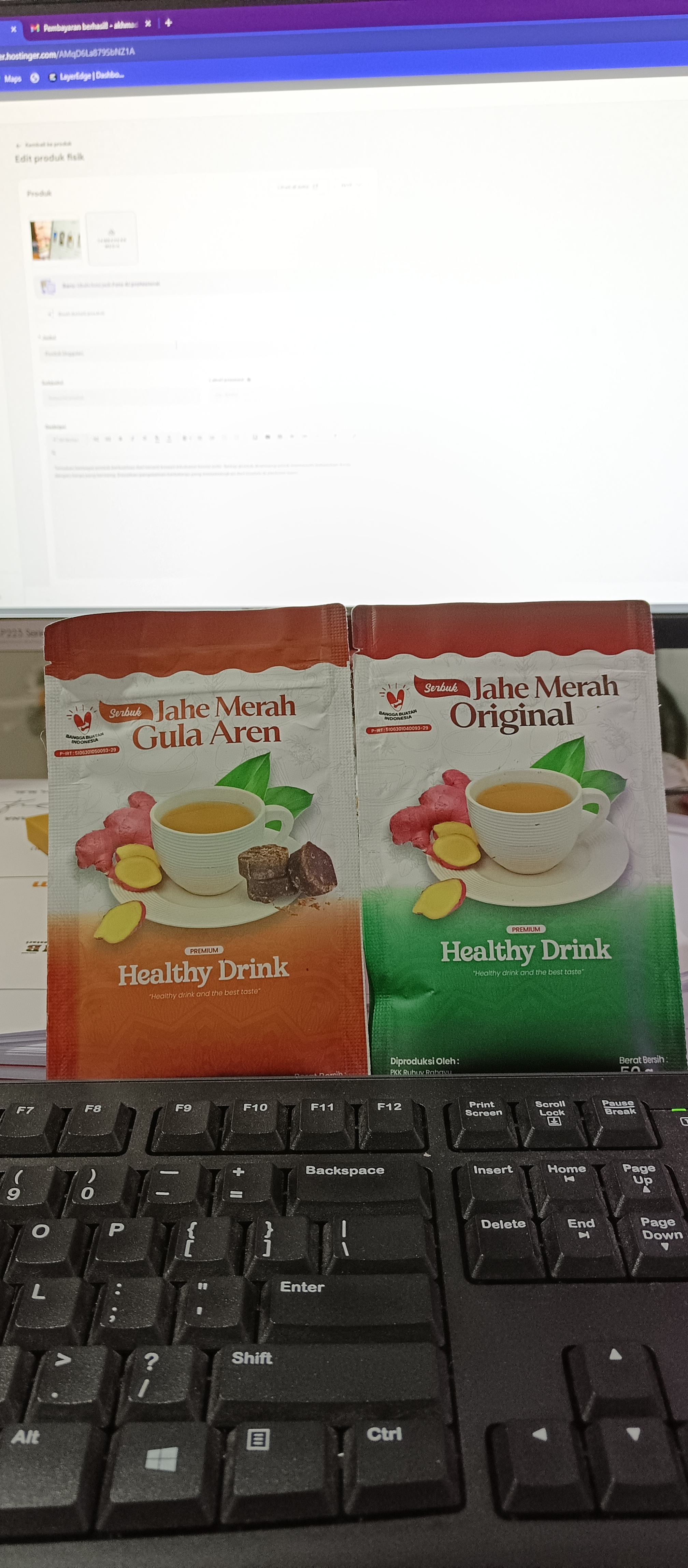 Wedang Jahe Merah Mitra PKK Bentokkampung