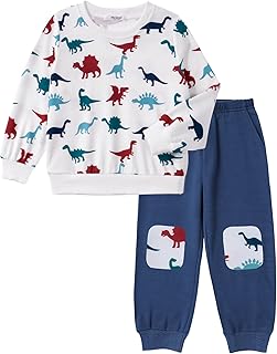 Kids Dinosaur Print Pajama Set